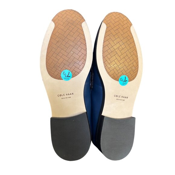 Cole Haan Loafers Navy & White Leather Size 7.5 - Picture 8 of 8